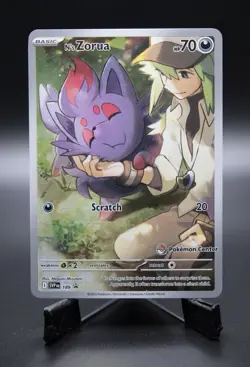 ⭐ N’s Zorua - Pokemon Center Promo SVP 189 - Stunning Illustration • NM 🔥 - Image 1