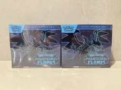 Pokemon TCG: Mega Evolution Phantasmal Flames Elite Trainer Box ETB x 2 NEW - Image 1