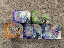 5x Pokemon TCG Paradox Destinies Tins! SEALED! 5 Packs! Walmart Black Friday - Image 1
