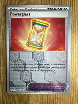 Powerglass Shrouded Fable 063/064 Pokemon TCG Uncommon Trainer Reverse Holo - Image 1
