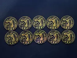 Charizard Pixelated Holo Gold & Black Pokemon TCG Celebrations Jumbo Coin - Image 1