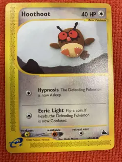 SKYRIDGE HOOTHOOT 65/144 2003 Non -Holo Pokemon TCG - Image 1