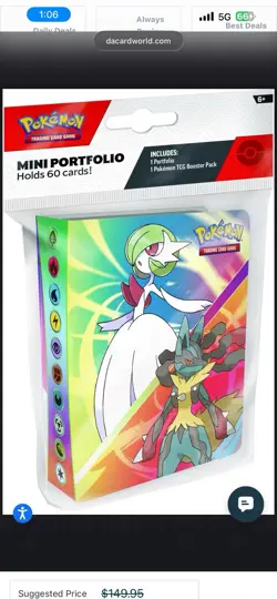 Pokemon Mega Evolution Mini Portfolio & Booster Pack x12 New Factory Sealed Box - Image 3