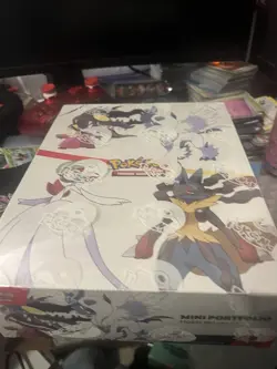 Pokemon Mega Evolution Mini Portfolio & Booster Pack x12 New Factory Sealed Box - Image 4