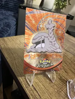 2000 Topps Pokemon TV Animation Edition Series 2 Muk #89 Holo Foil Blue Label - Image 1