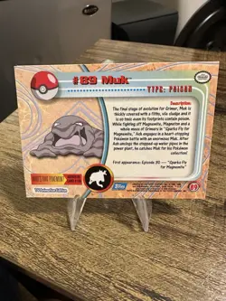2000 Topps Pokemon TV Animation Edition Series 2 Muk #89 Holo Foil Blue Label - Image 2