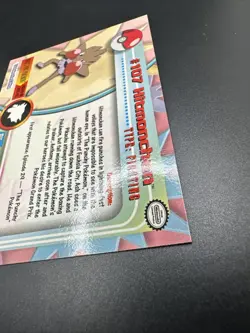 Hitmonchan #107 2000 Topps Series 2 Pokemon Blue Logo TV Animation Holo Foil - Image 5