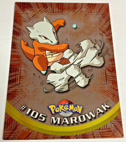 Pokemon Topps TV Animation Edition Series 2 Marowak #105 Foil Near Mint - Image 2