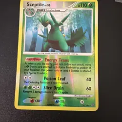 2008 Pokemon Diamond & Pearl Stormfront Sceptile Reverse Holo 10/100 Lp - Image 2