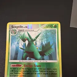 2008 Pokemon Diamond & Pearl Stormfront Sceptile Reverse Holo 10/100 Lp - Image 3
