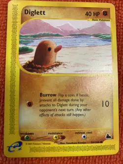 SKYRIDGE DIGLETT 50/144 2003 Non -Holo Pokemon TCG - Image 1