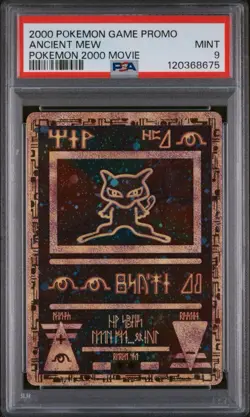 2000 POKEMON GAME MOVIE POKEMON 2000 MOVIE ANCIENT MEW PSA 9 - Image 1