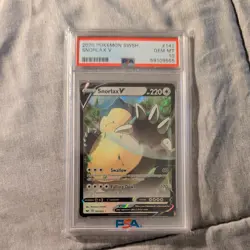 PSA 10 Pokemon Snorlax V #141 2020 Sword and Shield (58565952) - Image 1