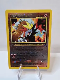 Pokemon TCG Entei Wizards Black Star Promos 34 Holo Promo Promo LP - Image 1
