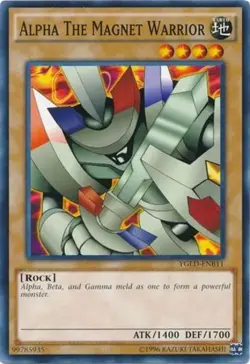 Alpha The Magnet Warrior - YGLD-ENB11 - Common - Unlimited Edition - Near Mint - Image 1