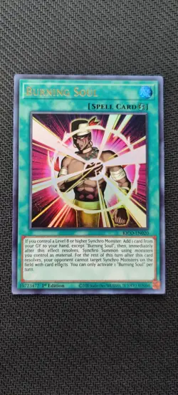Yugioh! Burning Soul - KICO-EN020 - Ultra Rare - 1st Edition Near Mint, English - Image 5