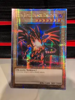 Yugioh 1x Red-Eyes Black Dragon LC01-EN006 Quarter Century Rare Limited QCR NM - Image 1