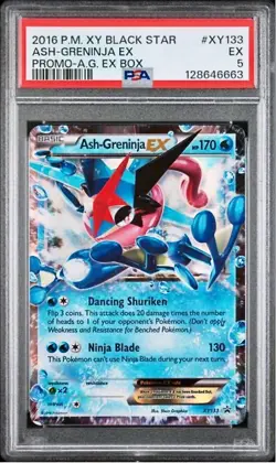Ash-Greninja EX XY133 XY Holo for sale online - Image 1