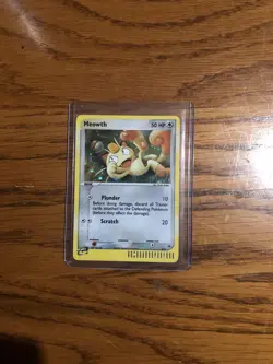 Pokemon TCG Meowth Holo Black Star Promo 013 WOtC Pokemon Card ! - Image 1