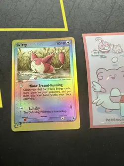 Pokemon Card Skitty 44/109 Reverse Holo Ruby & Sapphire 155💎NM +💎 - Image 1