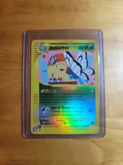 Butterfree 038/165 Expedition Base Set Reverse Holo Rare Pokemon TCG Card NM - Image 4