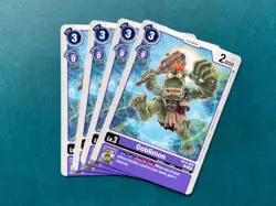 Goblimon BT14-070 Playset Blast Ace Digimon Card Game x4 - Image 1