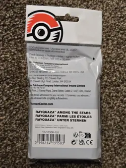 Pokemon TCG: Rayquaza Among the Stars Card Sleeves (65 Sleeves) Pokemon Center - Image 2
