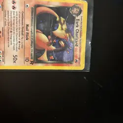 Pokemon DAMAGED Dark Charizard (4) 04/82 Team Rocket Holo card - Image 3