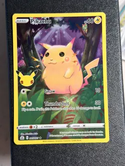 Near Mint - Pikachu 005/025 Celebrations Holo Ultra Rare Pokemon Card NM - Image 1