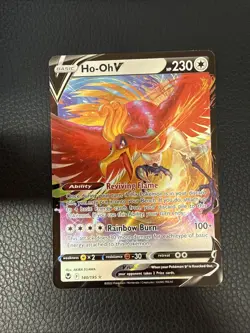 Ho-Oh V - 140/195 - Pokemon Silver Tempest Sword & Shield Ultra Rare Card NM - Image 1