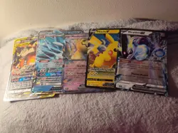 Set Of 5 Jumbo Pokemon Cards - Image 1