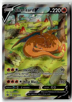 SEALED Charizard V SWSH260 SWSH: Sword & Shield Promo Cards Holo - Image 1