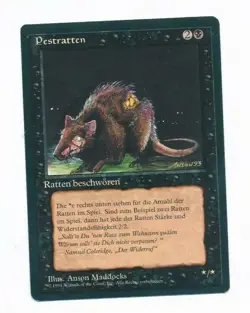 MTG Magic The Gathering FBB Plague Rats GERMAN NM - Image 1