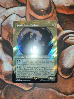 SURGE FOIL Showcase Frodo Sauron's Bane Universes Beyond MTG Magic the Gathering - Image 1