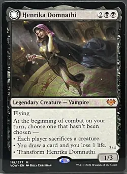 Henrika Domnathi Innistrad henrika, infernal seer Crimson Vow LIFE TOP BEND! - Image 1