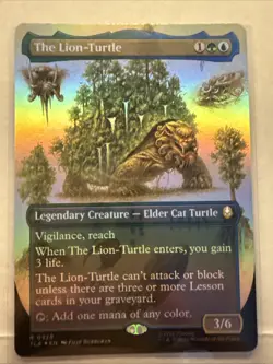 The Lion-Turtle (Borderless) 328 Foil R Avatar: The Last Airbender - Image 1