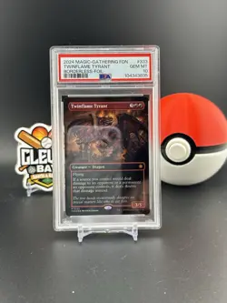 Twinflame Tyrant 2024 MTG Foundations Borderless Foil #333 PSA 10 Gem (CBMH) - Image 1