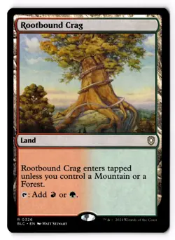 Rootbound Crag 326 Commander: Bloomburrow NM - Image 1