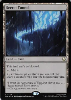 MTG Secret Tunnel (278) | NM | Avatar: The Last Airbender {TLA} - Image 1