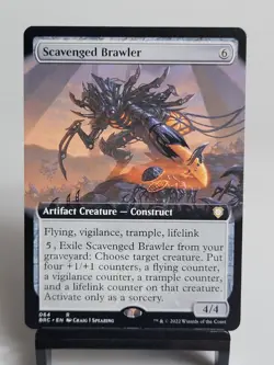 MTG - Commander: The Brothers' War - Scavenged Brawler - Extended Art - Image 1
