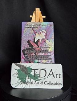 SPIDER-GWEN, WEB-WARRIOR ~ NM ~ MTG Magic- 0024 MAR Spider-Man BORDERLESS FOIL - Image 1