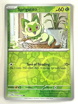 Sprigatito 016/159 Reverse Holo Journey Together Pokemon Pack Fresh Near Mint NM - Image 1