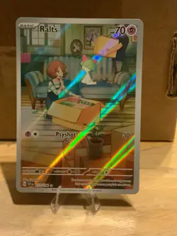 Pokemon TCG Ralts 211/198 Illustration Rare Scarlet & Violet Set - Image 1