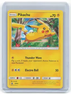 2016 Pokemon Pikachu SM Promos Black Star Promo Non-Foil #SM04 (Target Promo) LP - Image 1