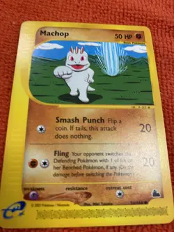 SKYRIDGE MACHOP 74/144 2003 Non -Holo Pokemon TCG - Image 1
