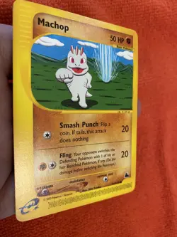 SKYRIDGE MACHOP 74/144 2003 Non -Holo Pokemon TCG - Image 3