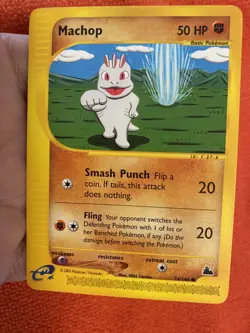 SKYRIDGE MACHOP 74/144 2003 Non -Holo Pokemon TCG - Image 4
