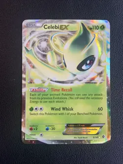 Pokemon Celebi EX #9/149 Boundaries Crossed Ultra Rare Holo MP - Image 1