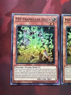 3x Yugioh! PSY-Framegear Delta - OP25-EN005 Super Rare Unlimited VLP - Image 2