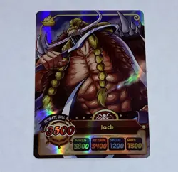 Jack - One Piece Trading Card Game Holo Foil Cool Art Tc8 - Image 1